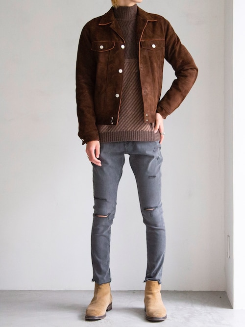 FACTOTUM】ANTI DUOスエードブルゾン