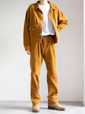 「FACTOTUM（ファクトタム）のアイテム（ジャケット/アウター）」を使った、FACTOTUM_Teraoさん（メンズ・176cm）の冬コーディネート