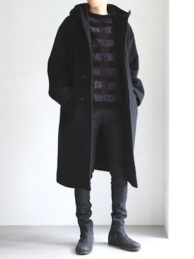 「FACTOTUM（ファクトタム）のアイテム（パンツ）」を使った、FACTOTUM_Teraoさん（メンズ・176cm）の冬コーディネート