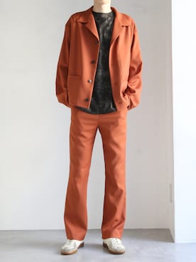 「FACTOTUM（ファクトタム）のアイテム（ジャケット/アウター）」を使った、FACTOTUM_Teraoさん（メンズ・176cm）の春コーディネート