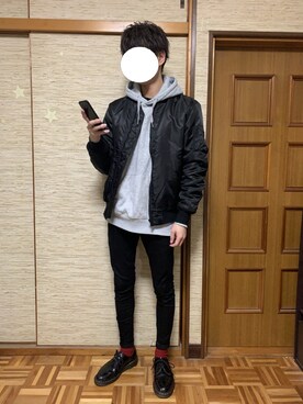 りょーたさん（メンズ・172cm）の冬コーディネート