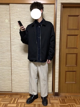 「RAGEBLUE（レイジブルー）のアイテム（その他シューズ）」を使った、りょーたさん（メンズ・172cm）の冬コーディネート
