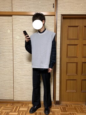 「RAGEBLUE（レイジブルー）のアイテム（その他シューズ）」を使った、りょーたさん（メンズ・172cm）の冬コーディネート