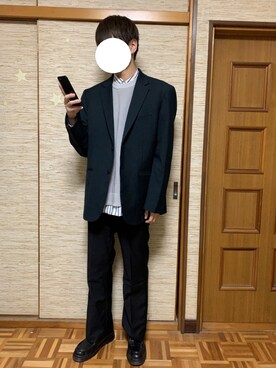 「RAGEBLUE（レイジブルー）のアイテム（その他シューズ）」を使った、りょーたさん（メンズ・172cm）の冬コーディネート