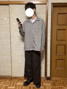 「RAGEBLUE（レイジブルー）のアイテム（その他シューズ）」を使った、りょーたさん（メンズ・172cm）の冬コーディネート