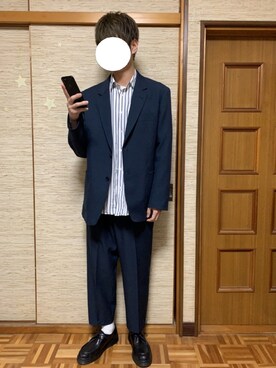 「RAGEBLUE（レイジブルー）のアイテム（その他シューズ）」を使った、りょーたさん（メンズ・172cm）の春コーディネート