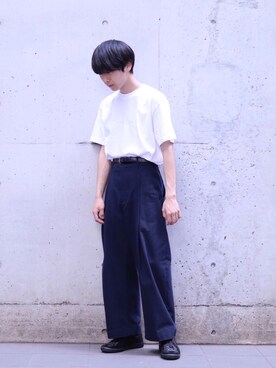 「TOGA（トーガ）のアイテム（トップス）」を使った、Yugoさん（メンズ・169cm）の春コーディネート