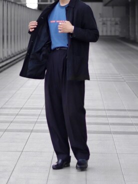 「superNova.（スーパーノヴァ）のアイテム（パンツ）」を使った、Yugoさん（メンズ・169cm）の夏コーディネート