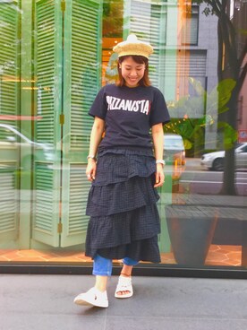 Emika Abeさん（レディース・162cm）の春コーディネート