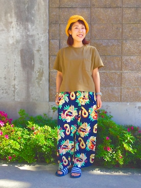 Emika Abeさん（レディース・162cm）の夏コーディネート