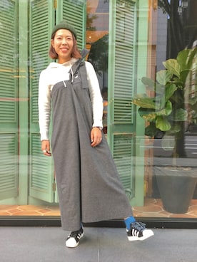 Emika Abeさん（レディース・162cm）の秋コーディネート