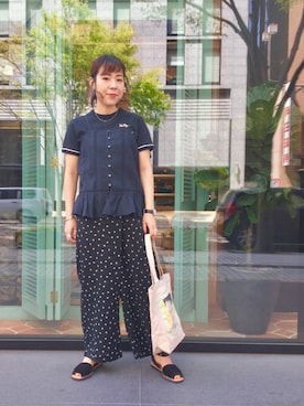 Emika Abeさん（レディース・162cm）の春コーディネート