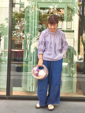 Emika Abeさん（レディース・162cm）の春コーディネート