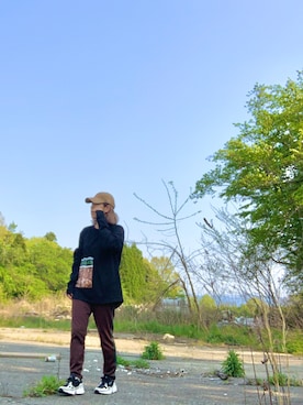 「コロナに負けるな」｜Emika Abeさん（レディース・162cm）の春コーディネート