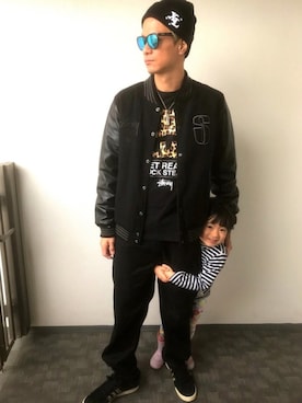 「recs（レックス）のアイテム」を使った、魔裟さん（メンズ・180cm）の秋コーディネート
