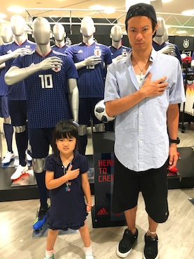 魔裟さん(メンズ・180cm)の夏コーディネート