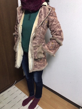 𝒮さん（レディース・170cm）の冬コーディネート