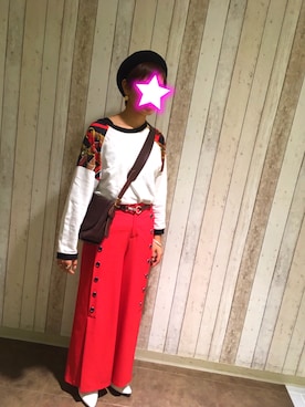 「FIG&VIPER（フィグアンドバイパー）のアイテム（スウェット）」を使った、Ryoさん（レディース・165cm）の秋コーディネート