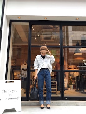 ERINA  TAMOTSUさん（レディース・153cm）の冬コーディネート