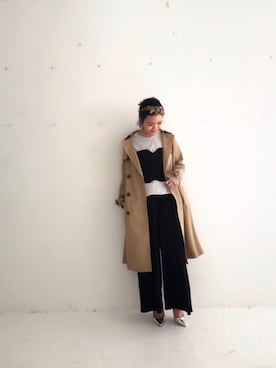 「TODAYFUL（トゥデイフル）のアイテム（財布/小物）」を使った、ERINA  TAMOTSUさん（レディース・153cm）の春コーディネート