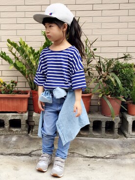 ch yuさん（キッズ・100cm）の冬コーディネート