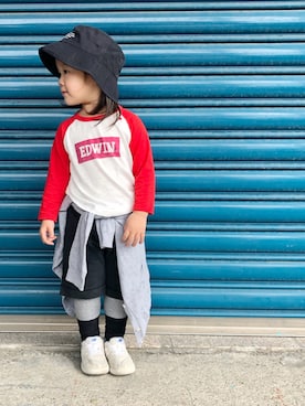 ch yuさん（キッズ・90cm）の冬コーディネート