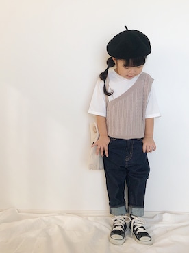 「URBAN RESEARCH DOORS（アーバンリサーチドアーズ）のアイテム」を使った、YURIさん（キッズ・100cm）の秋コーディネート