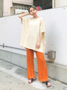 「kbf_ootd」｜kanoさん（レディース・157cm）の春コーディネート