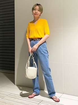 「kbf_ootd」｜kanoさん（レディース・157cm）の春コーディネート