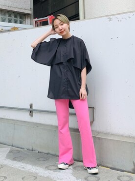 「kbf_ootd」｜kanoさん（レディース・157cm）の春コーディネート