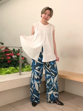 「kbf_ootd」｜kanoさん（レディース・157cm）の春コーディネート