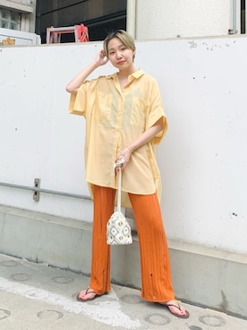 「kbf_ootd」｜kanoさん（レディース・157cm）の春コーディネート