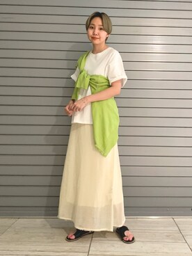 「kbf_ootd」｜kanoさん（レディース・157cm）の春コーディネート