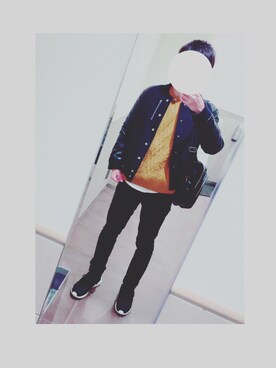 「improves（インプローブス）のアイテム（スタジャン）」を使った、YUYAさん（メンズ・173cm）の春コーディネート