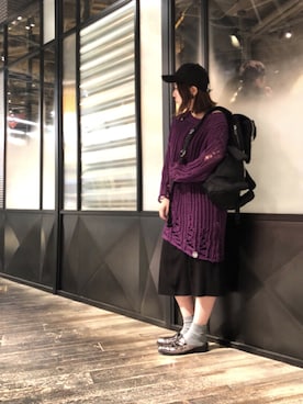 長谷川 美月さん（レディース・154cm）の冬コーディネート