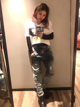 長谷川 美月さん（レディース・154cm）の春コーディネート