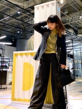 長谷川 美月さん(レディース・154cm)の冬コーディネート