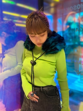 「ネオンカラー」｜長谷川 美月さん（レディース・154cm）の秋コーディネート