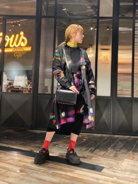 長谷川 美月さん（レディース・154cm）の冬コーディネート