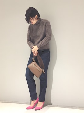 asuka.kさん（レディース・160cm）の冬コーディネート