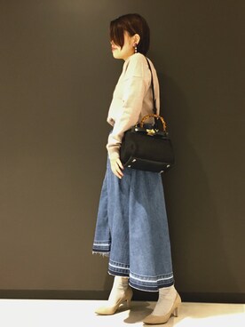 asuka.kさん（レディース・160cm）の冬コーディネート
