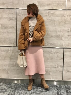 asuka.kさん（レディース・160cm）の冬コーディネート