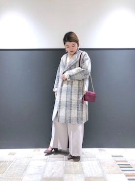 「RIVEDROITE」｜「アイテム（その他アウター）」を使った、asuka.kさん（レディース・160cm）の冬コーディネート