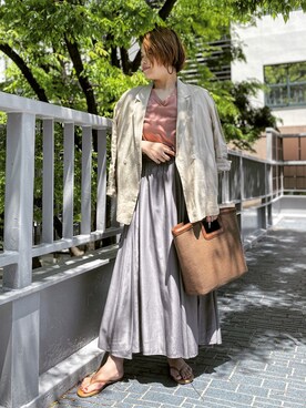 asuka.kさん(レディース・160cm)の春コーディネート