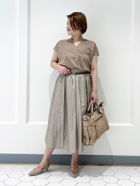 asuka.kさん（レディース・160cm）の春コーディネート