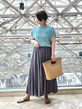 asuka.kさん（レディース・160cm）の夏コーディネート