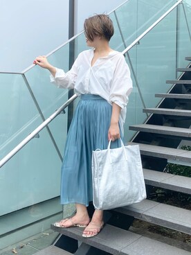 asuka.kさん（レディース・160cm）の夏コーディネート