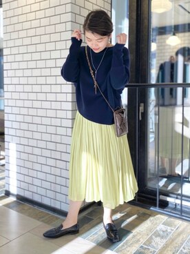 asuka.kさん（レディース・161cm）の冬コーディネート