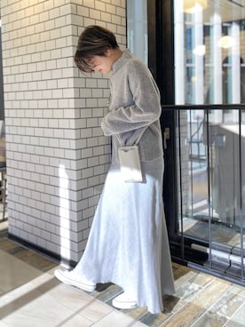 asuka.kさん(レディース・161cm)の冬コーディネート