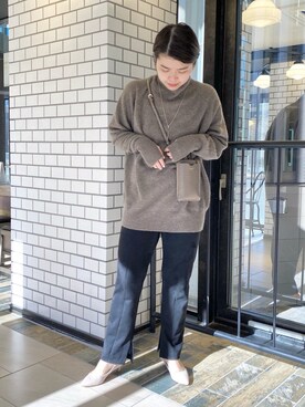 asuka.kさん(レディース・161cm)の冬コーディネート